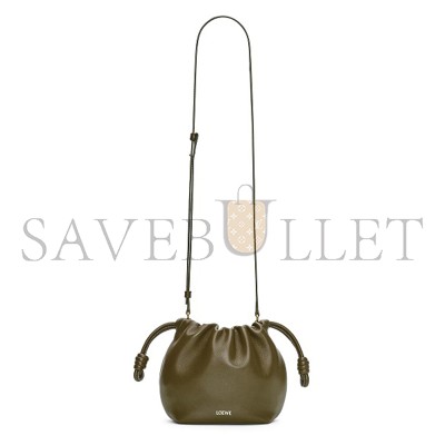 LOEWE MINI FLAMENCO PURSE IN MELLOW NAPPA LAMBSKIN 062348-254 (23*17*5.5cm)
