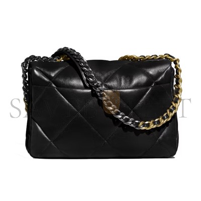CHANEL 19 BAG LARGE BLACK AS1161 B02875 94305 (30*20*10cm)
